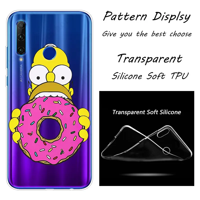 004 Горячий Los Simpsons Мягкий силиконовый чехол для телефона huawei Honor 20 20i 10 9 8 Lite 8X 8C 8A 8S 7S 7A Pro View 20 Модный чехол - Цвет: 004
