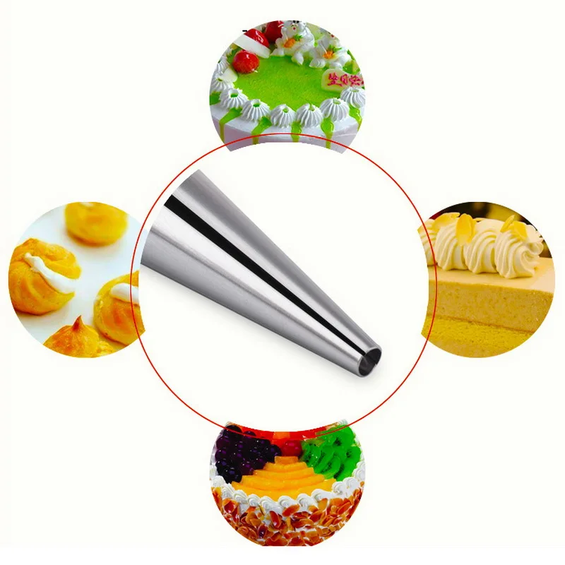 5 шт. кремовые роговые формы из нержавеющей стали конусы для выпечки спиральных