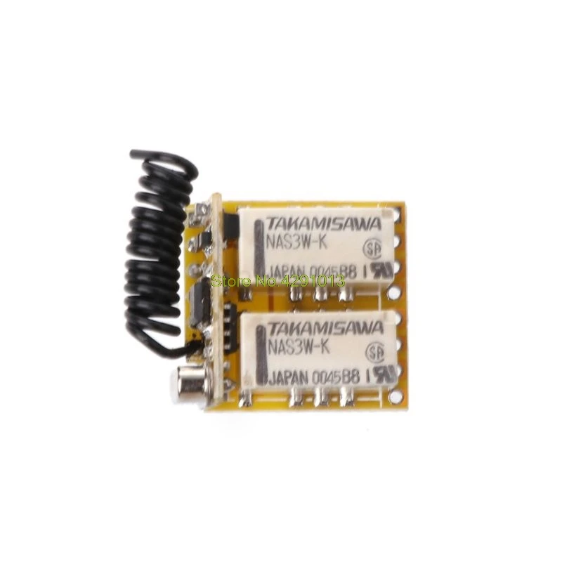 Реле дистанционного управления 2CH DC 3.7v 4 2 V 5V 6V 7 8 9V 12V выход 0V сухой контакт реле