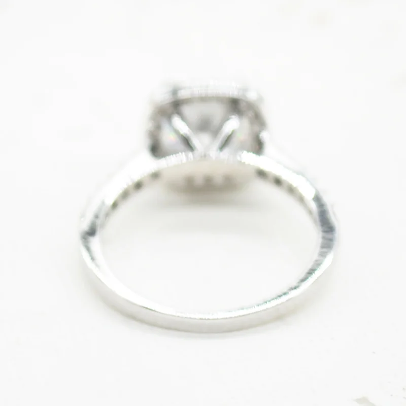 Классические кольца блестящие большой площади Кристалл Циркон кольцо