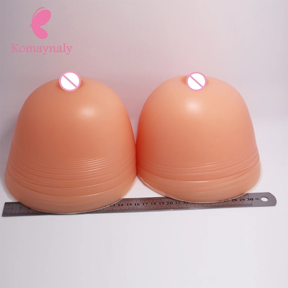 Komaynaly 1000g a pairs waterdrop Hot Sale Artificial Silicone Breast Forms Fake Breasts For Crossdresser Mastectomy Cosplay | Женская