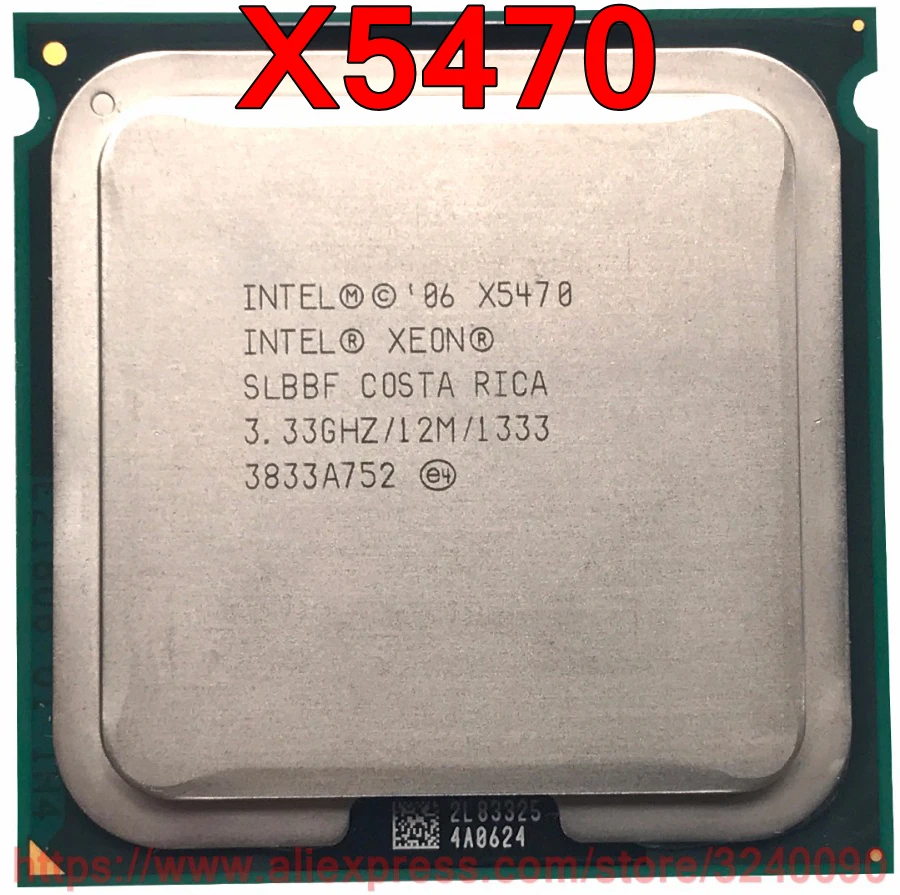 Оригинальный процессор Intel Xeon X5470 3 33 ГГц/12 м/1333 МГц четырехъядерный разъем
