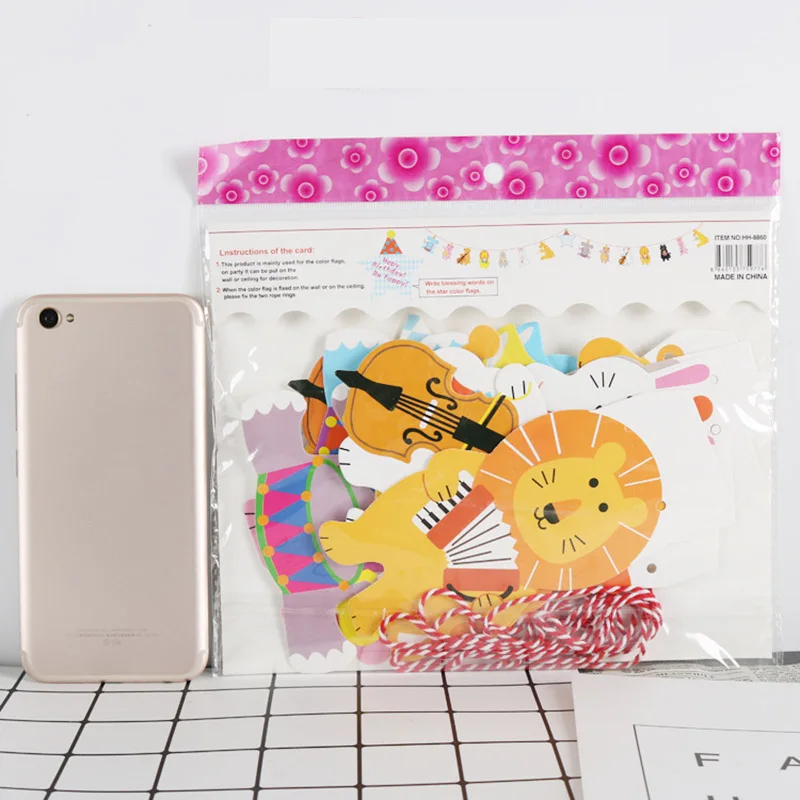 15 шт. декоративные гирлянды для украшения дня рождения|Флажки вымпелы и конфетти|