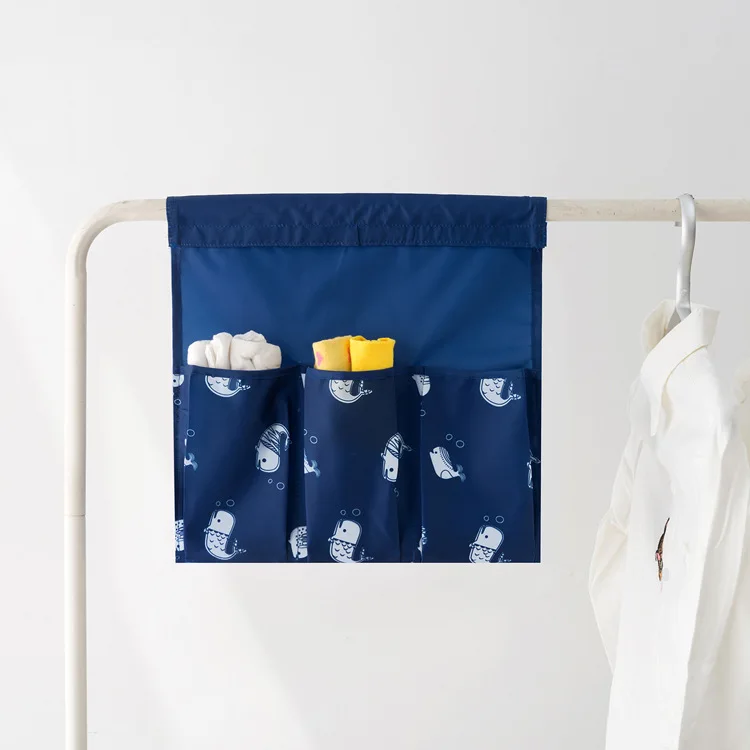 Printed Oxford Sunries Bag Hanging Storage Socks Underwear Makeup Organizer Portable Travel Containers For Women Men 46*34cm | Дом и сад