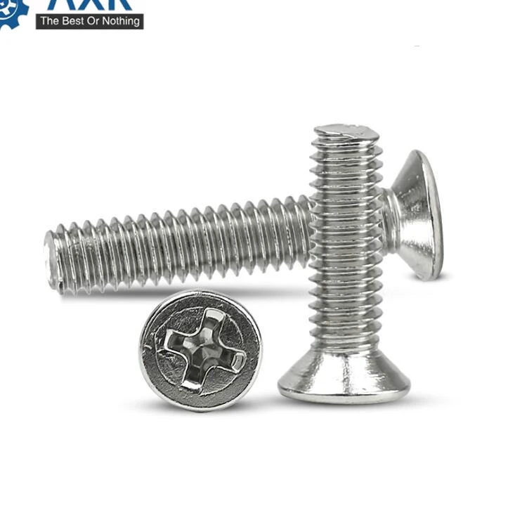 Nonstandard Screws Machine Screw 100pcs/lot M2.5 Flat Head Verbus Ripp Bolt Phillips Stainless Steel & Carbon Low Electrical Km|Винты| |