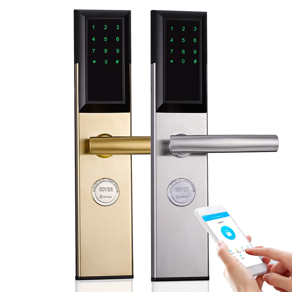 Электронный дверной замок Wi Fi Bluetooth цифровой с клавиатурой без ключа