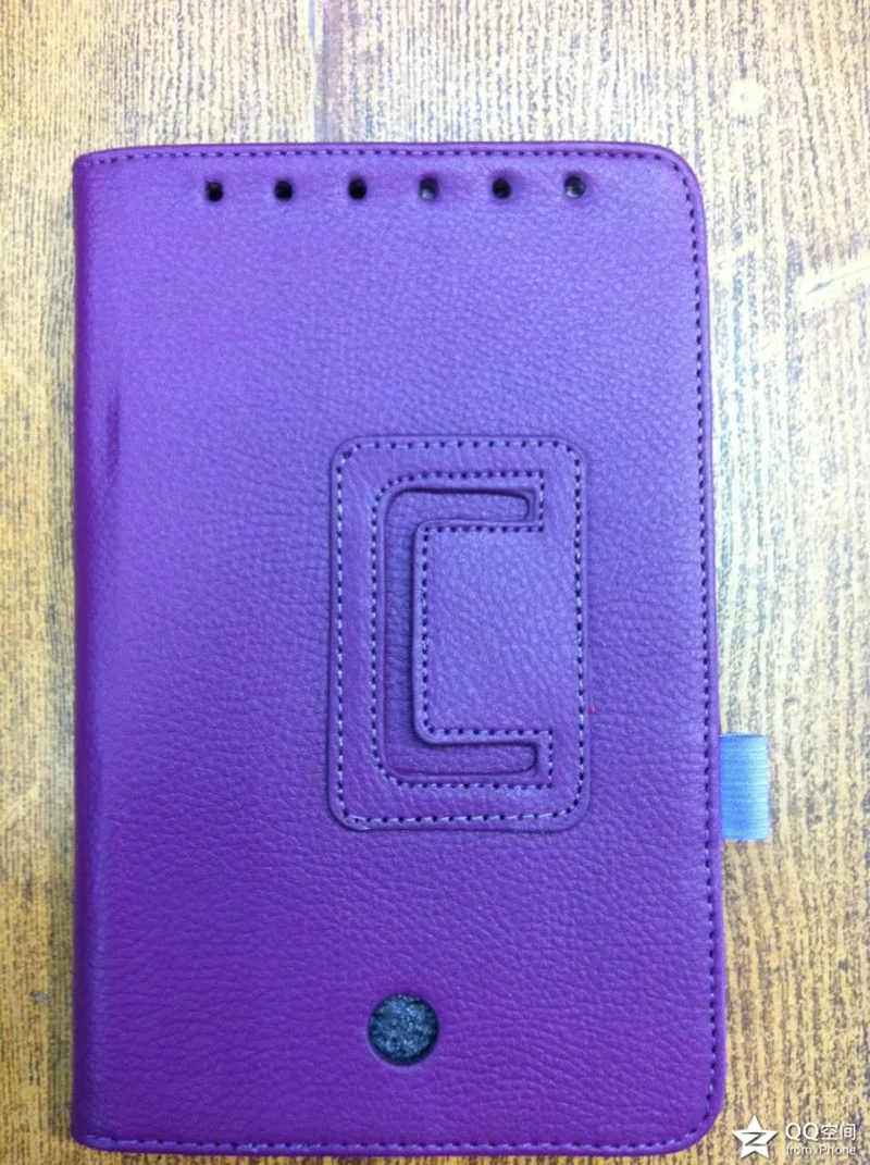 Ультратонкий чехол книжка из искусственной кожи с зернистой текстурой личи для