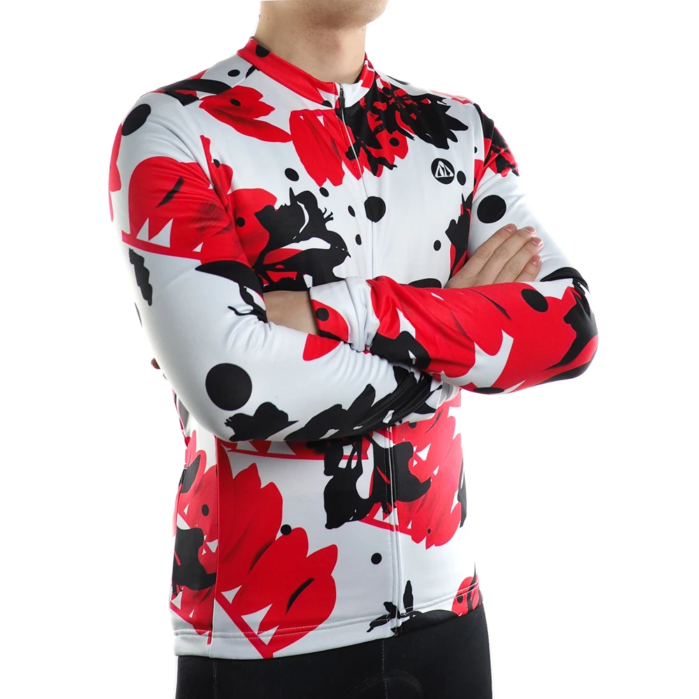 Racmmer 2020 Pro Team Cycling Jersey Men Long Sleeve Thin Spring Clothing Bicycle Ropa Maillot Ciclismo Road Bike Shirts | Спорт и