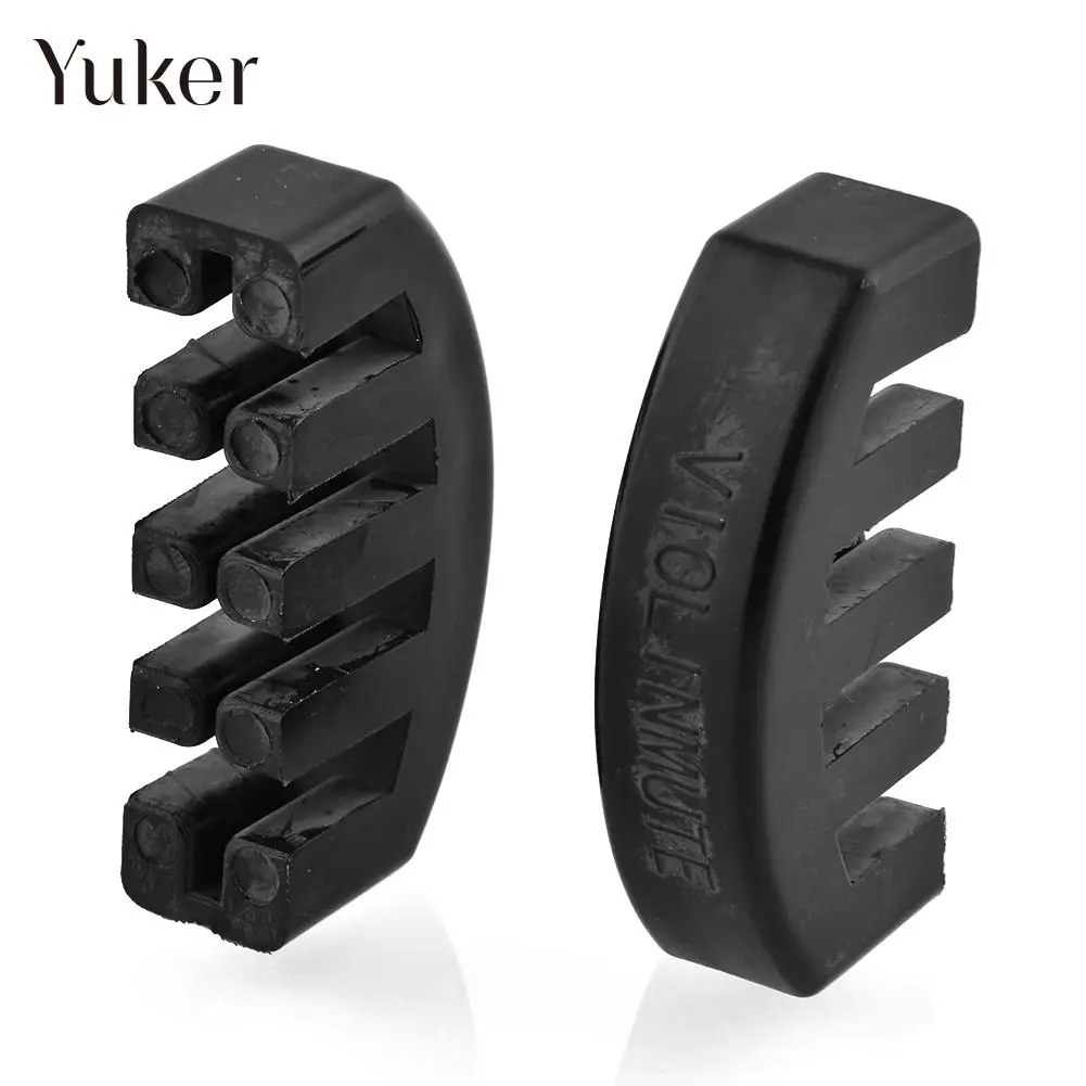 Бесшумный глушитель для скрипки Yuker тихий тренировочный тяжелая резиновая