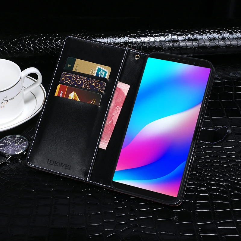 Чехол Blackview Max 1 Роскошный кожаный флип-чехол для защитный чехол телефона с