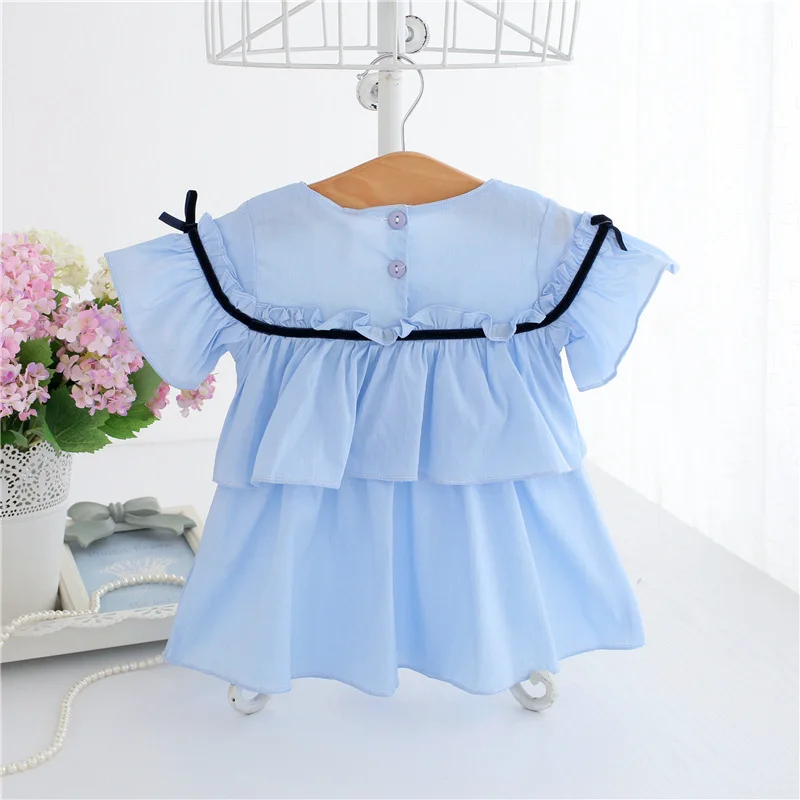 IDEA FISH/платье для малышей платья маленьких девочек драпированная одежда