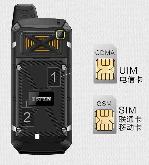 Оригинальный YSFEN M21 2 0 дюймов CDMA мобильный телефон IP67 Водонепроницаемый Мощность