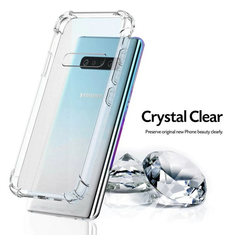 YISHANGOU прозрачные ультра-тонкий чехол для samsung Galaxy M20 M10 S10 S9 S8 S7 плюс 10E A9 A8 A7 A6 A5 A3 Note 9 8 J8 J6 J4