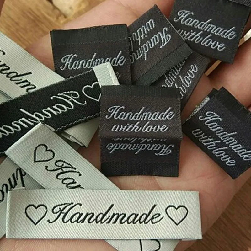 20 шт в наличии распродажа ручной работы с любовью полиэфирная ткань тканые