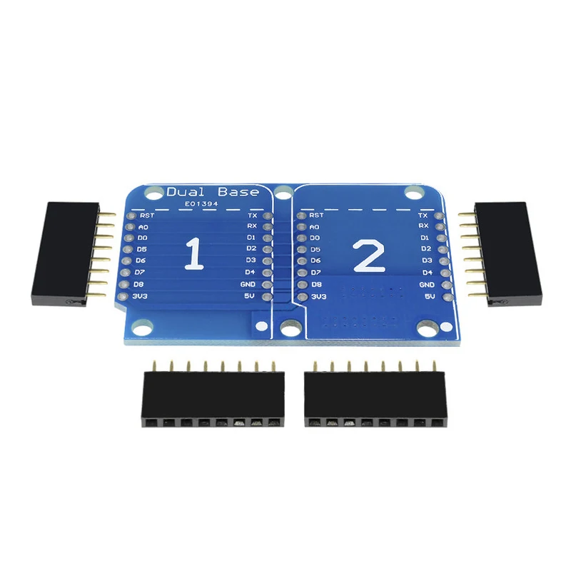 NodeMCU ESP8266 для Arduino Wemos D1 Мини Щит Модуль двойная розетка база щит Плата