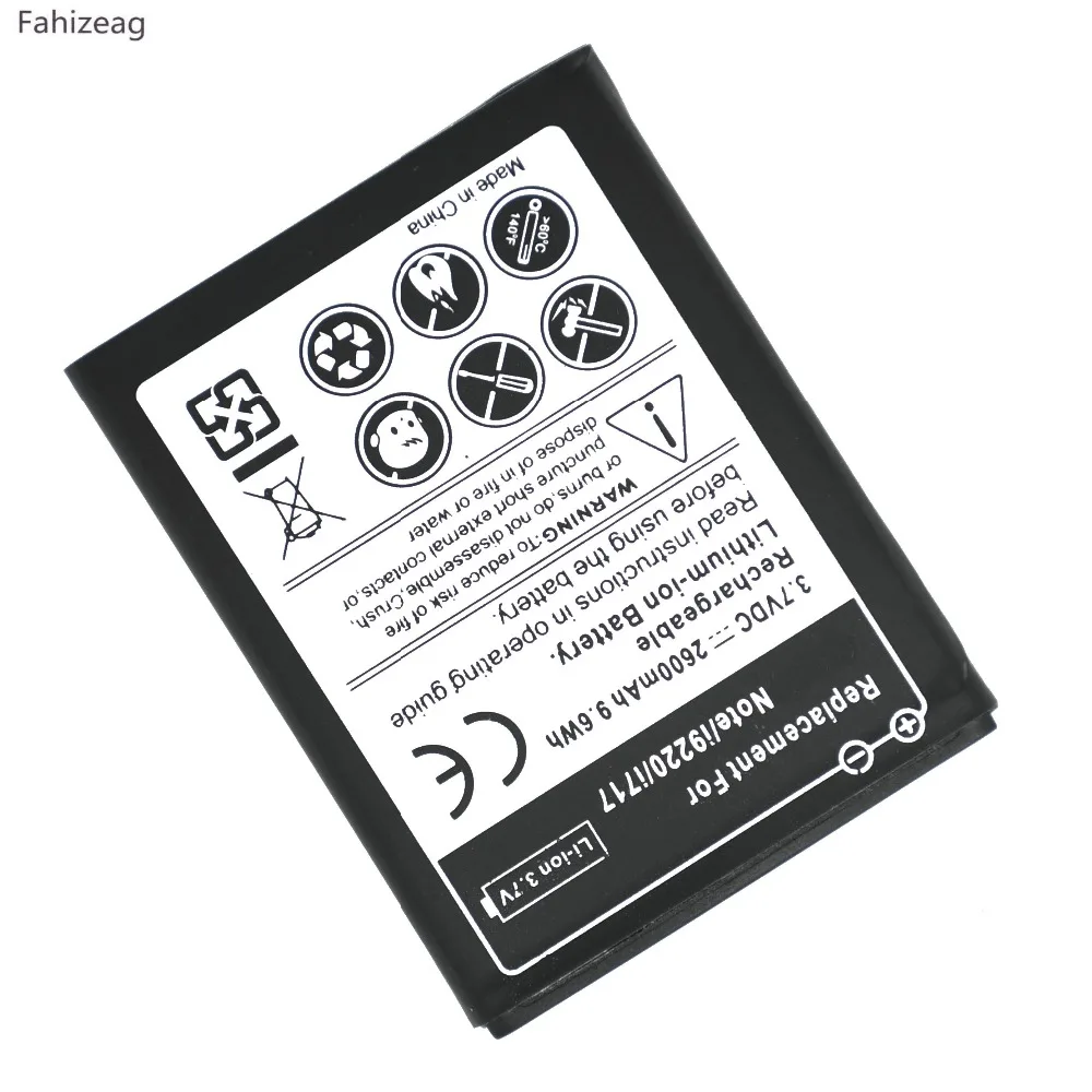 Fahizeag 1x2600 mAh EB615268VU запасная литий-ионная батарея + зарядное устройство для Samsung Galaxy