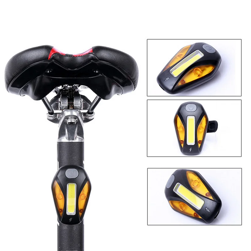 

Mtb tail light Bike Lamp warning bike light USB Rechargeable seatpost bike light