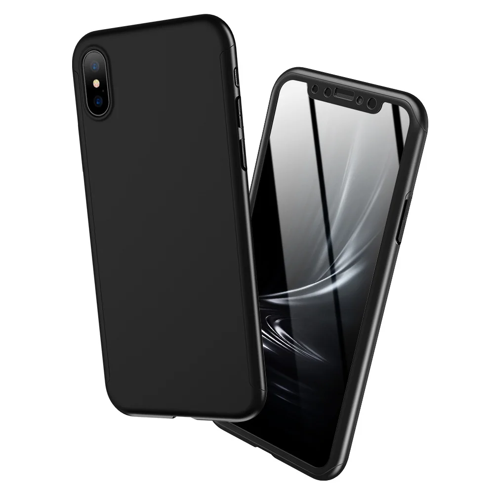 KISSCASE 360 Degree Full Protection hard PC Phone Case for Samsung S10 S9 S8 plus S7 Note 9 8 A7 2018 Shockproof Cover |