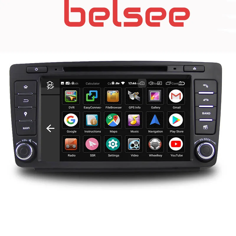 Головное устройство Belsee для Skoda Octavia 2007 2008 2009 2011 2012 Android 9 0 DVD плеер GPS навигация