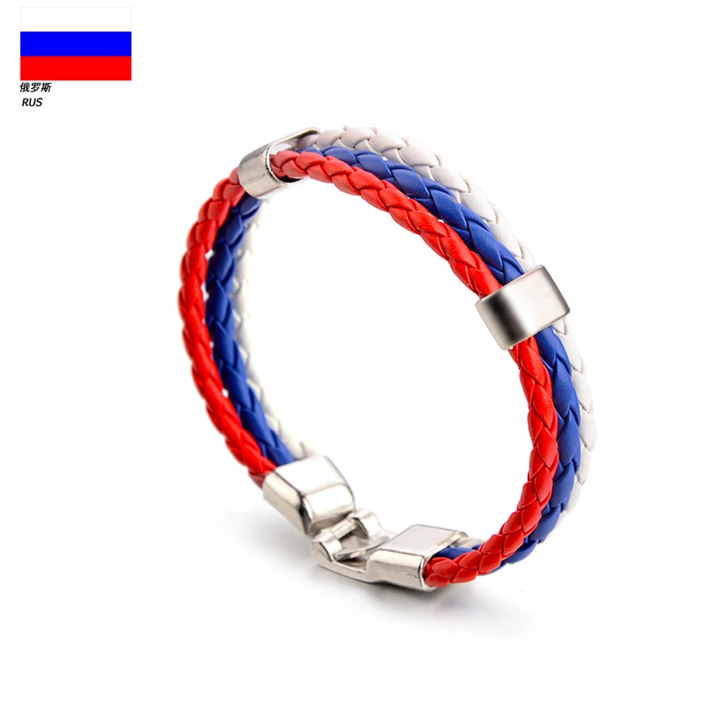 

2019 new hot National team Flag Leather 10 colours