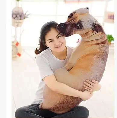 Творческий животных 3d с милой собачкой Форма декоративная наволочка для подушки