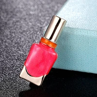 zlxgirl fashion women enamel red nail polish brooch bouquet party couple gifts men brooches jewelry hijab scarf accessories
