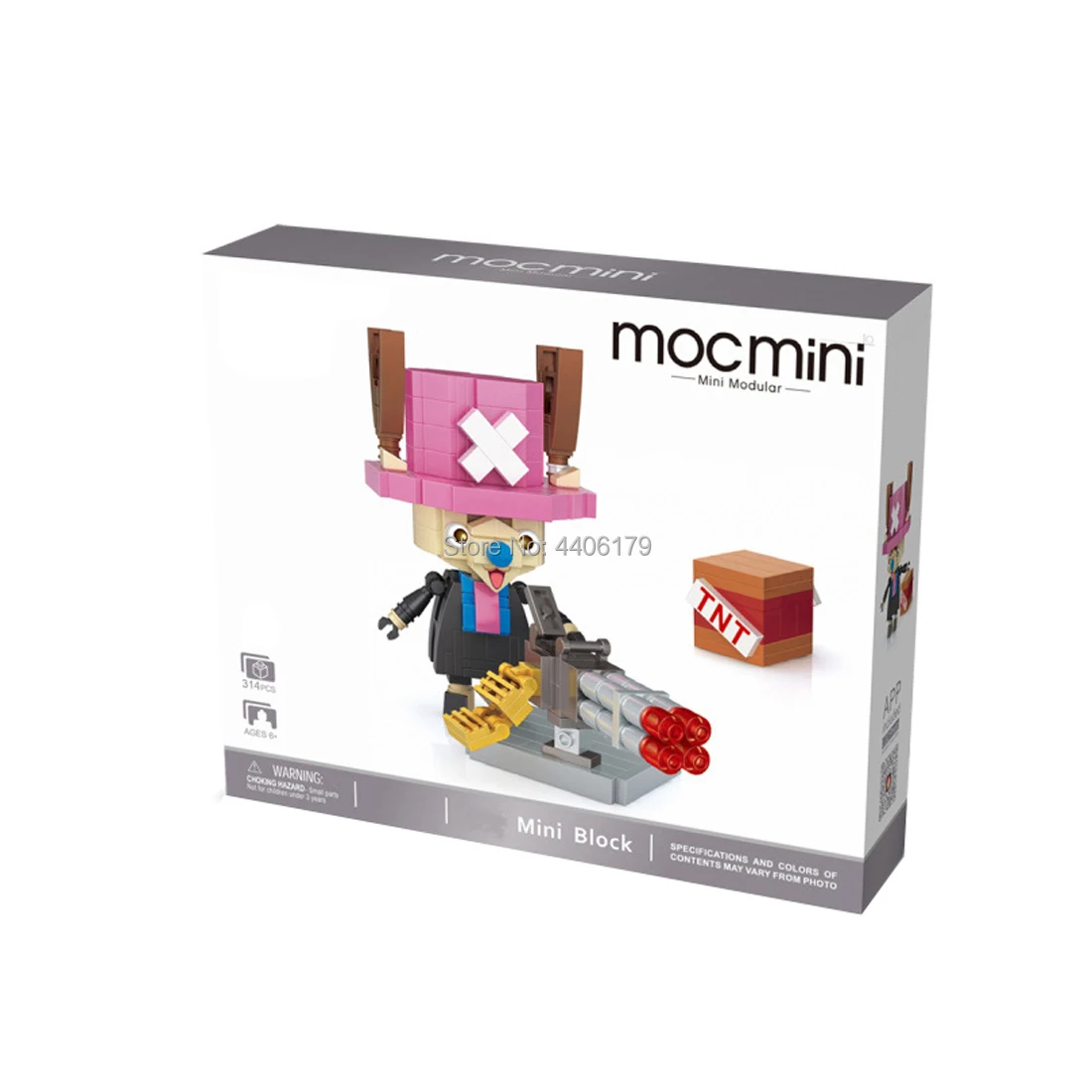 

hot lepining creators Japan Anime One Piece Mini Lock LovelyTony Tony Chopper figure micro diamond building blocks toys for gift