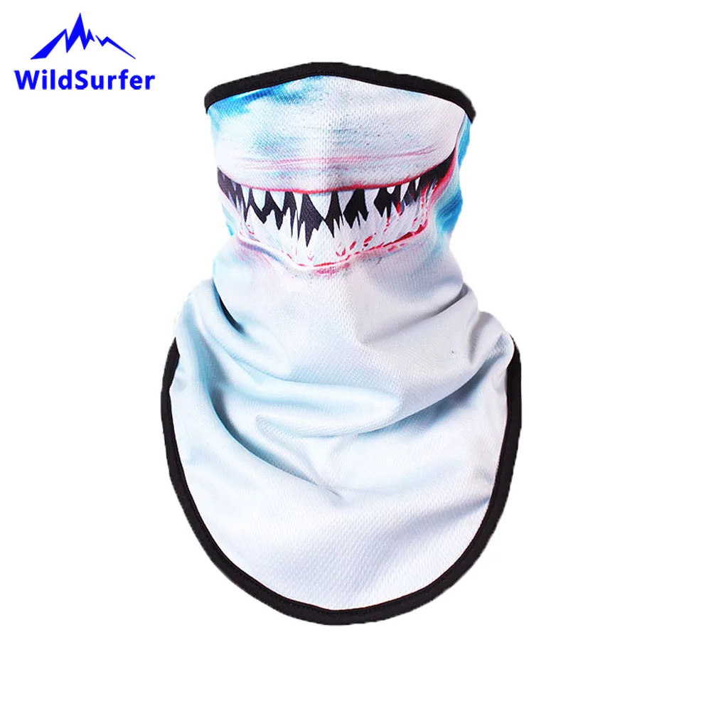 WildSurfer флисовые лыжные нагрудники с животным лицом Сноуборд Маска для всего лица