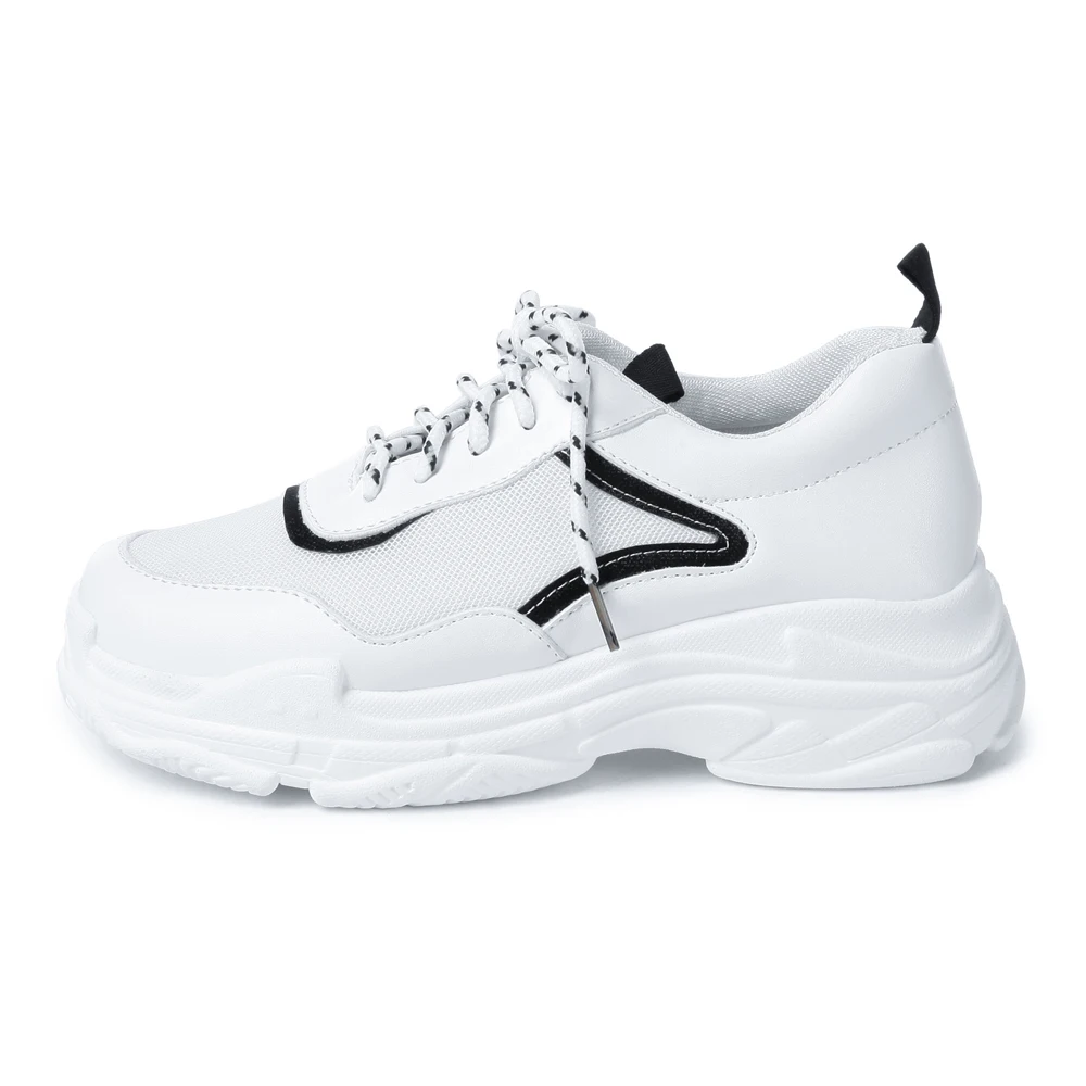 Женские кроссовки со шнуровкой и круглым носком большие размеры 3 12 44|Обувь без