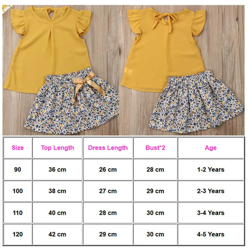 Новинка 2019 лидер продаж комплект одежды для маленьких девочек летняя Однотонная