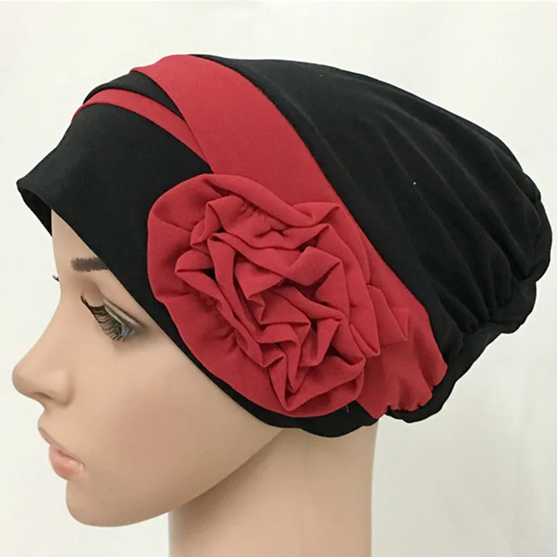 Шапка тюрбан женская для выпадения волос эластичная Модная хлопковая хиджаб с