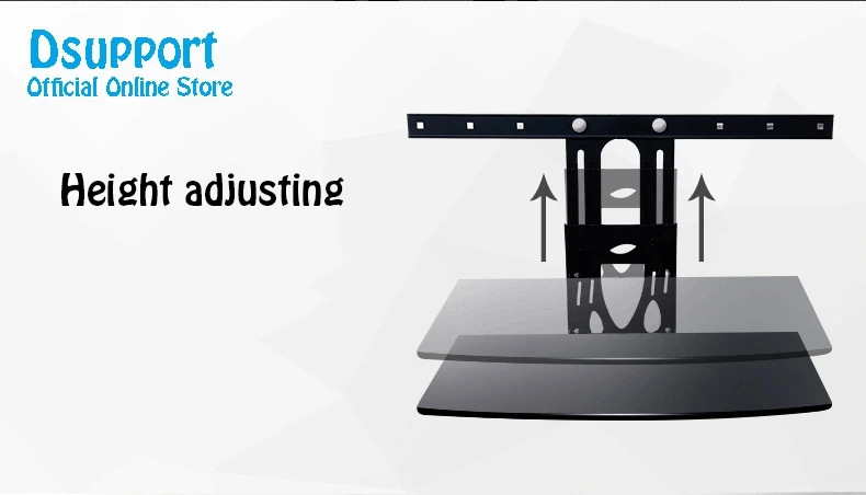 ТВ приставка Loctek General настенное крепление для DVD проигрывателя|tv shelf stand|stand shelfstand