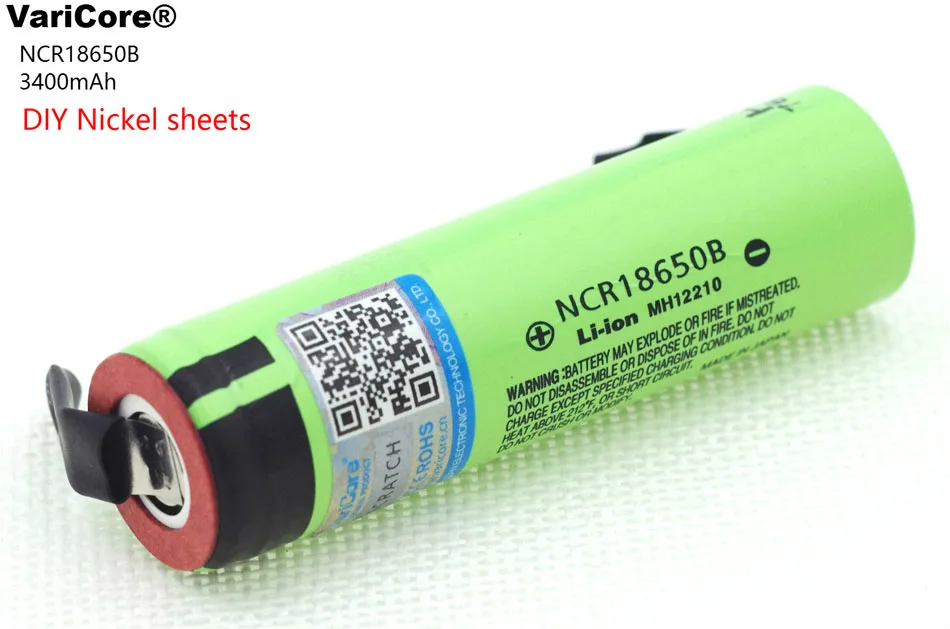 Литий ионный аккумулятор VariCore NCR18650B 18650 в 3 7 мАч|li-ion battery|3.7v batteryrechargeable battery |