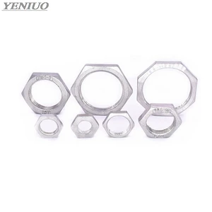 Фитинг для труб нержавеющая сталь ss 304 шестигранные гайки 18 дюйма 14 дюйма 38 дюйма 12 дюйма 34 дюйма 1 дюйм 1-14 дюйма 1-12 дюйма BSP