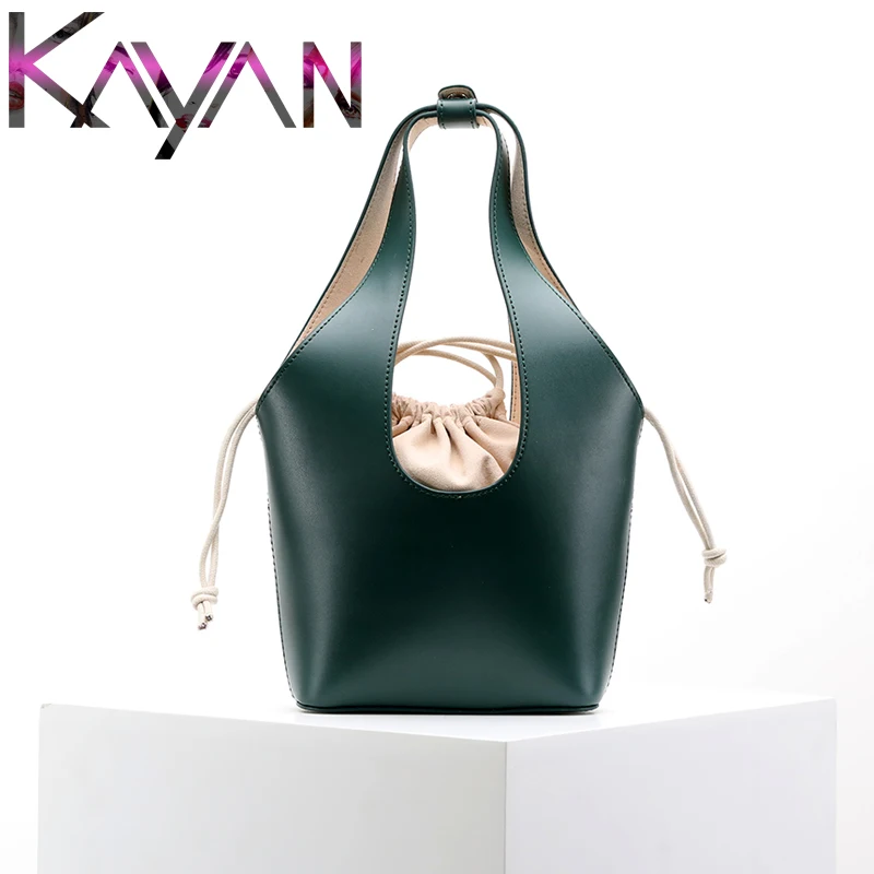 Популярная сумка корзина в стиле INS модная ведро с ручкой мини через плечо