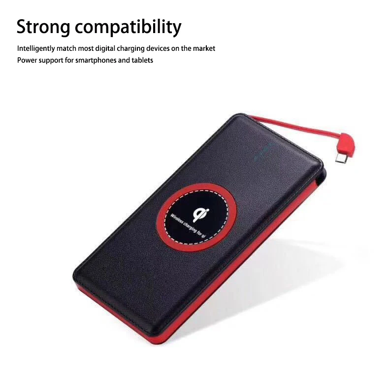 Беспроводное внешнее зарядное usb устройство для аккумулятора 8000