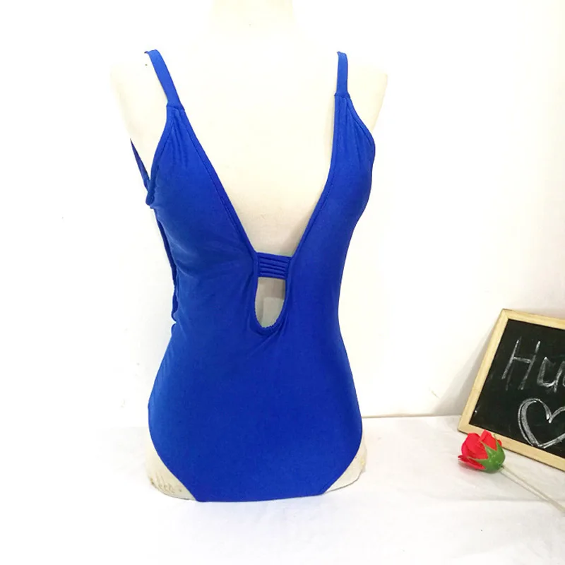 Сексуальный цельный купальный костюм для женщин модель 2018 Яркий Женская