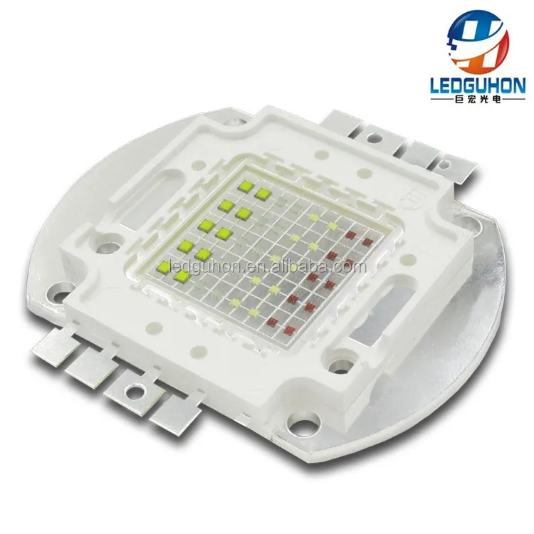 Высокая мощность rgb w светодиодные чипы 40W RGBW COB светодиодные круглые стенты светодиодный модуль