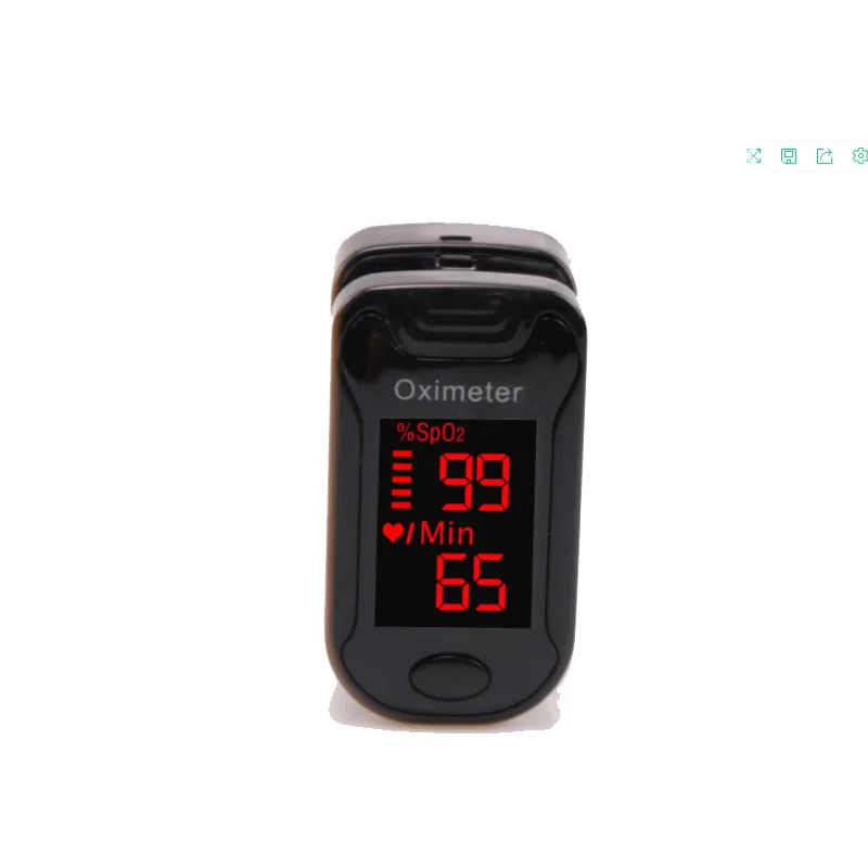 black Портативный Пальчиковый оксиметр, медицинское оборудование, монитор Heartrate, цифровой аппарат для измерения пульса, оксиметр - Цвет: black