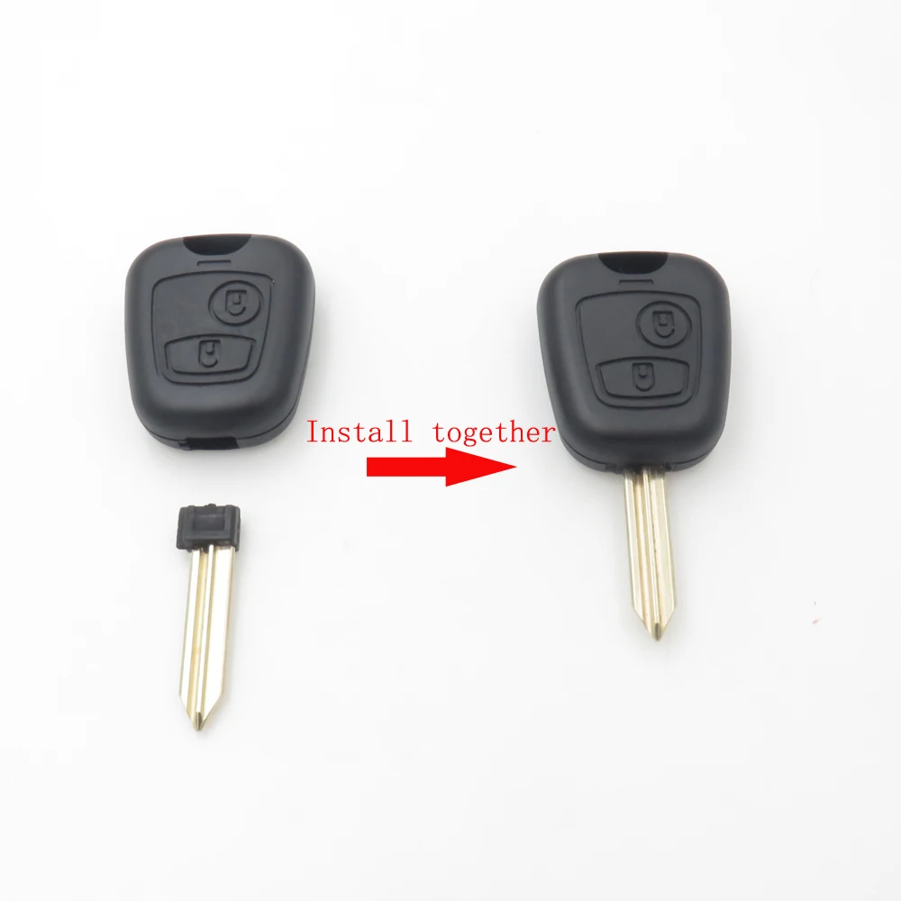 Новинка 2 кнопки Cocolockey для CITROEN SAXO XSARA BERLINGO PICASSO SX9 чехол ключей A67 без логотипа |