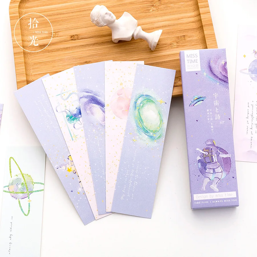 30 шт./упак. The Space Dreamland бумажные закладки Note Канцтовары для записей Book Mark |
