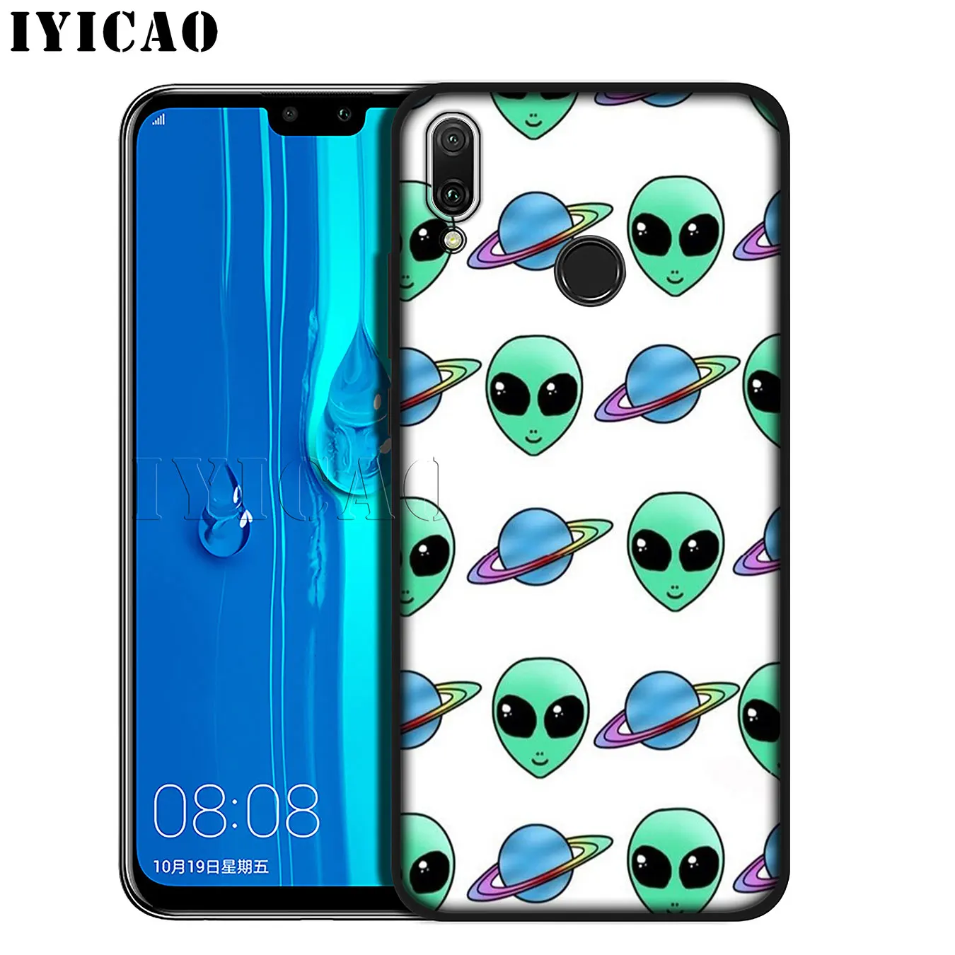IYICAO милый Alien UFO Kawaii мягкий силиконовый чехол для телефона Huawei Mate 30 20 10 Pro Lite Nova 5I 4 3i