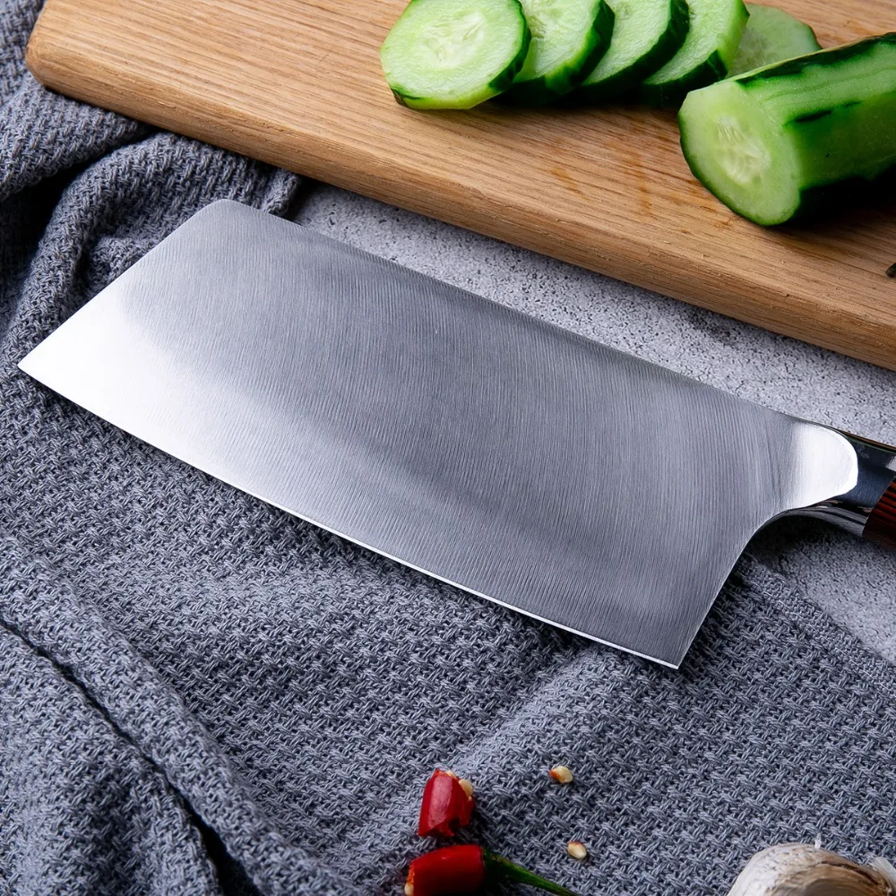 7 дюймовые кухонные ножи из дамасской стали многофункциональное устройство для