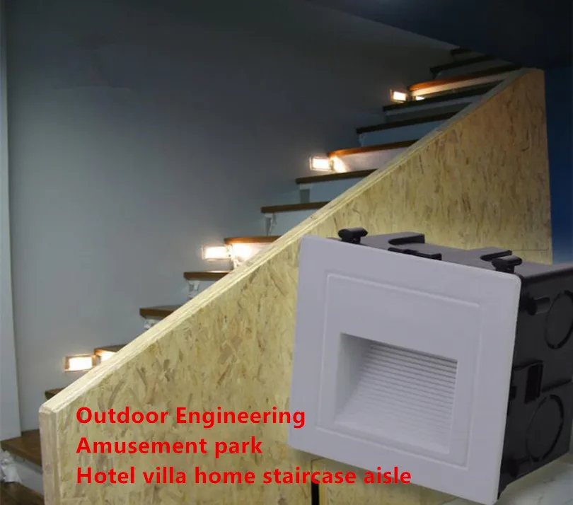 Светодиодный светильник для лестницы 3 Вт 1 Вт|outdoor floor lamp|led stair step lightingstair light |
