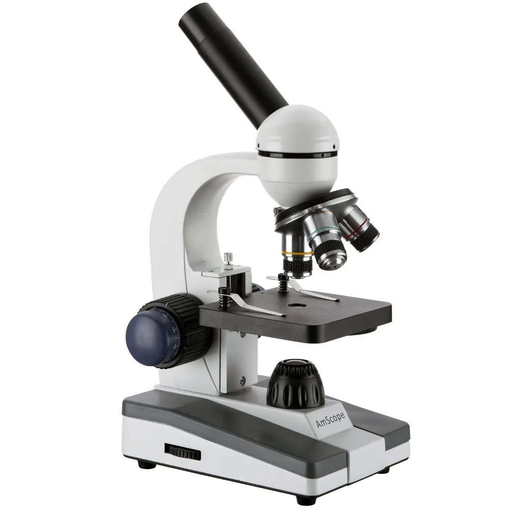 Amscope 40X 1000X полностью металлический оптический объектив составной Микроскоп
