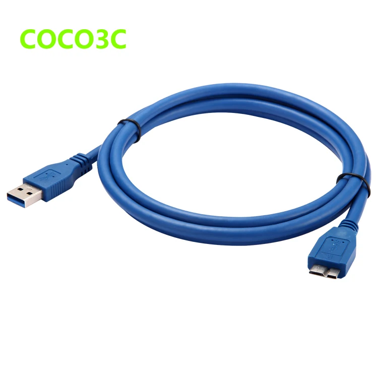 Бесплатная доставка 1,5 м USB 3,0 кабель для передачи данных Micro B 5Gbp/s внешний жесткий диск 1,5 м кабель