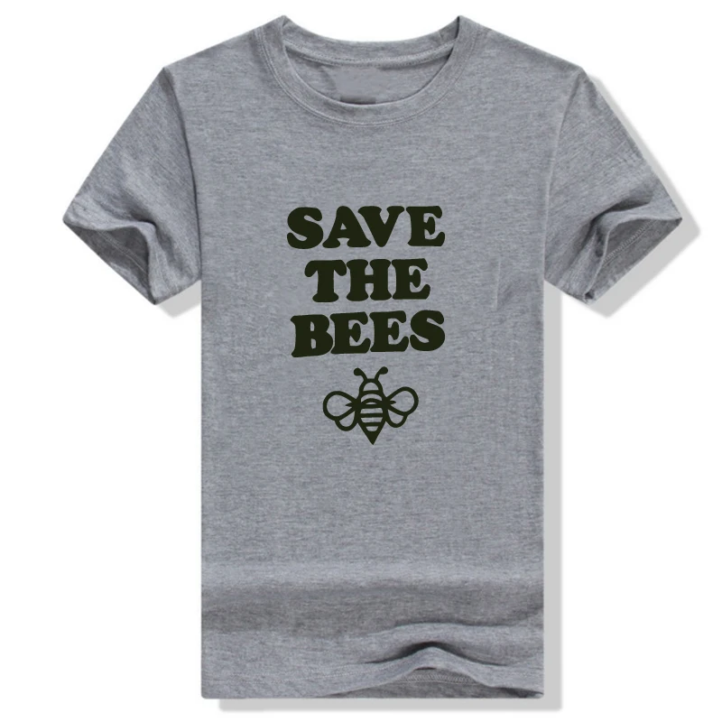 Лидер продаж футболка с надписью Save The Bees Женская Милая графическим принтом
