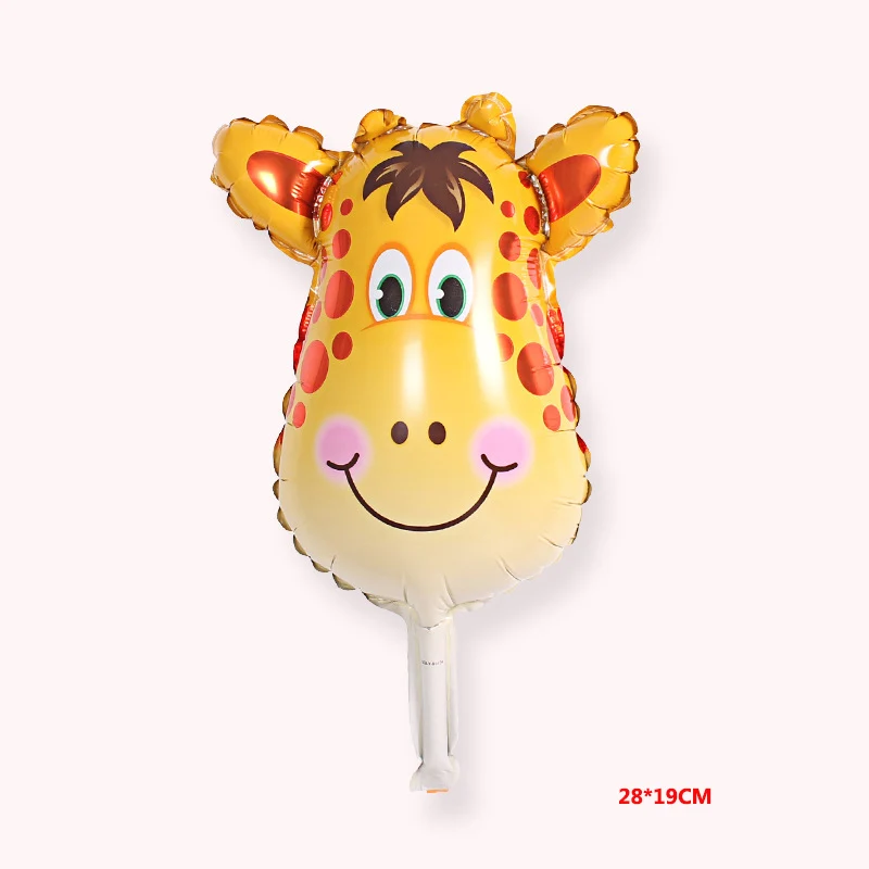 Giraffe Забавный ангел, Детские шары для девочек, детская душевая коляска, воздушные шары из фольги, детские игрушки для украшения, вечерние надувные воздушные шары - Цвет: Giraffe
