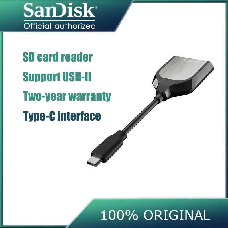 Sandisk Экстрим PRO тип c SD кард ридер usb 3 0 UHS II sd карта считыватель смарт карт памяти