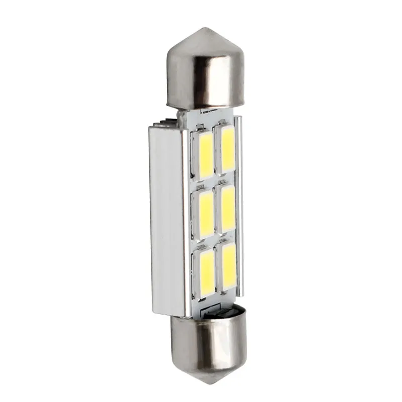 4 шт. 39 мм C5W C10W SV8.5 6 SMD 5630 5730 светодиодный CANBUS безошибочный автомобильный